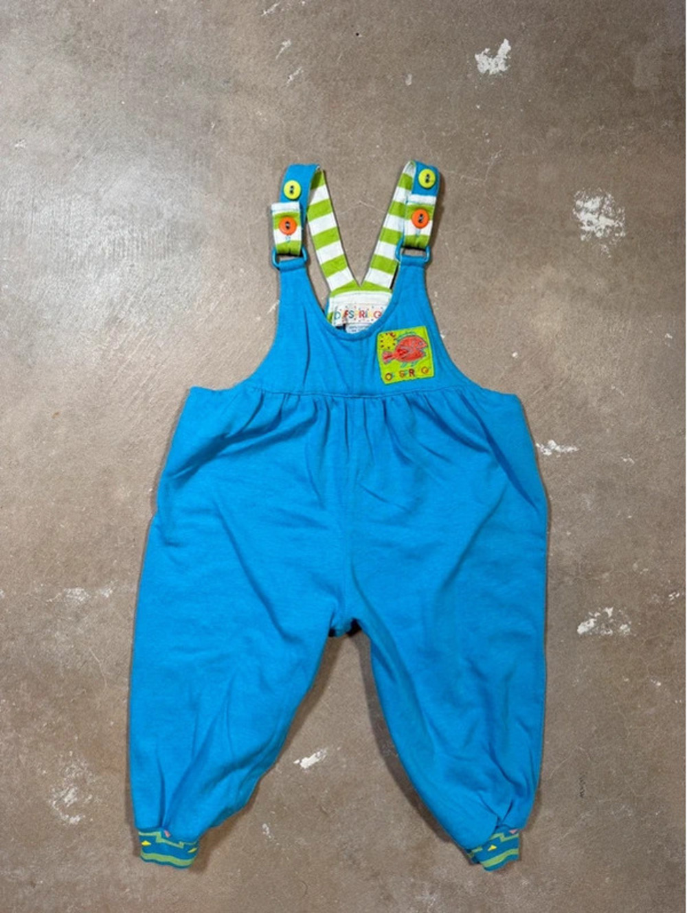 Vintage Offspring Bubble Romper Overalls Size 18 Months